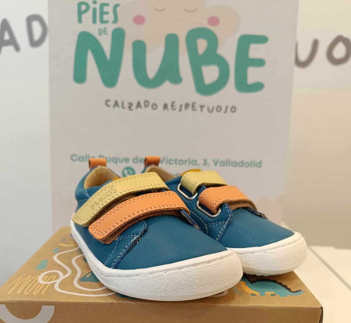 Calzado respetuoso FlexiNens 9001-R Napa Celebes/Orange/Butter