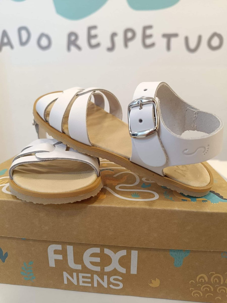 Sandalias FlexiNens 5760 PR Blanco - Imagen 3