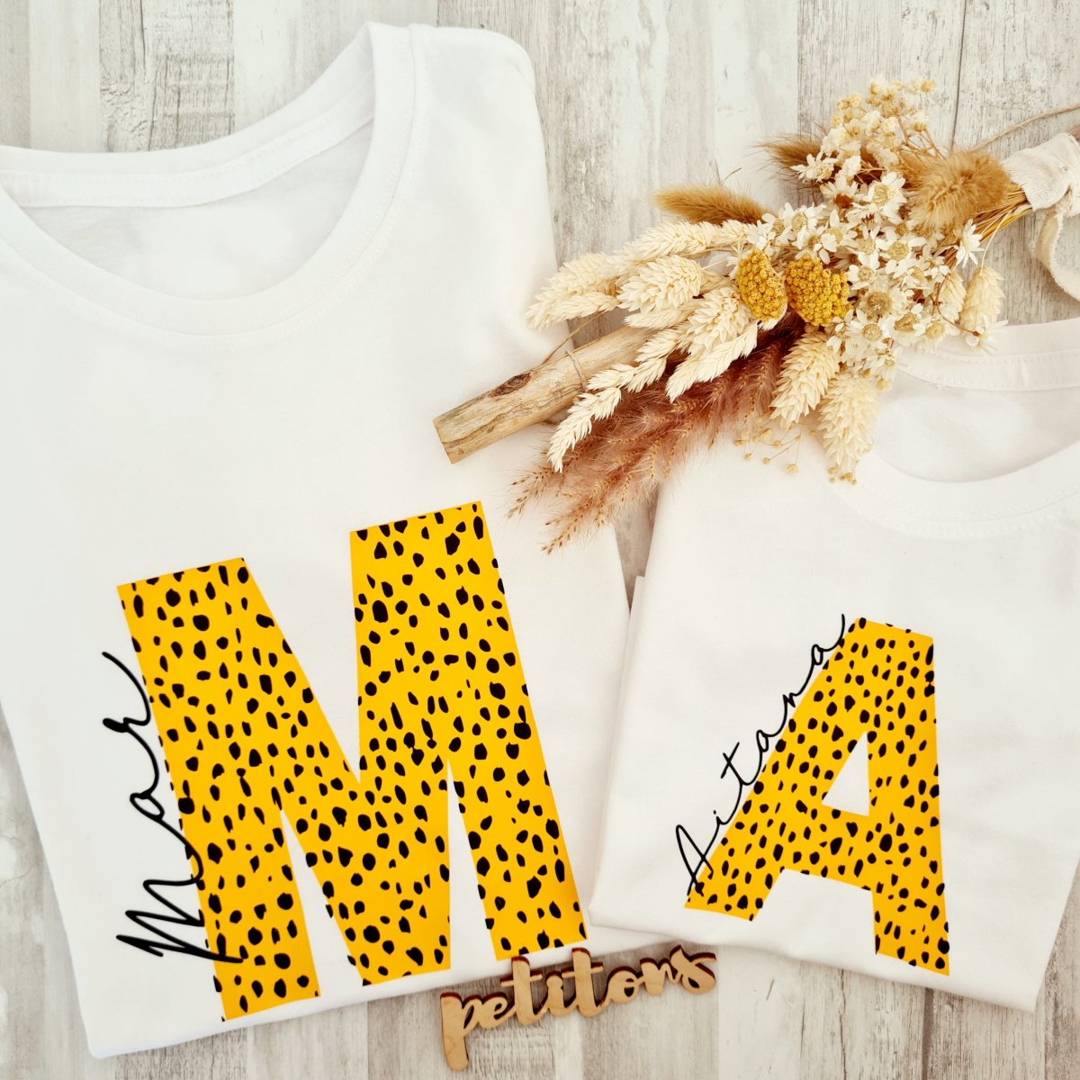 Camiseta inicial animal print - Imagen 5