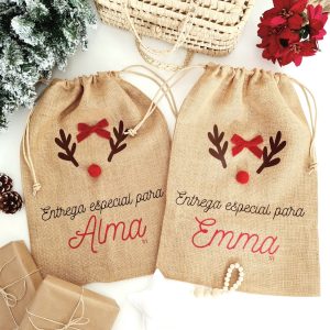 Saco regalos reno