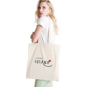 Bolsa tela Profe con nombre