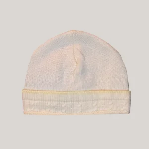 Gorro Trenza Tejido Amarillo
