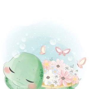 Lámina infantil tortuga