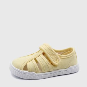 Sandalias Lona Blanditos By Crios Mango Amarillo
