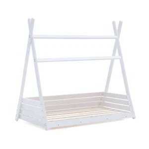 Estructura cama Montessori Homy XL blanca 90×200