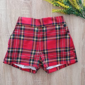 Bermuda tartán roja