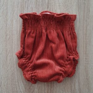 Culotte pana terracota