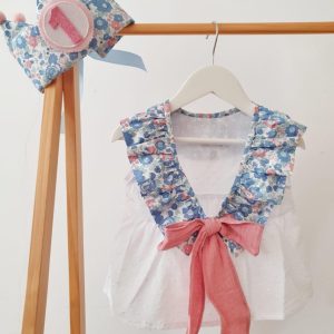 Blusa volantes liberty asagao