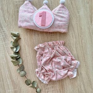 Conjunto cumpleaños liberty rosa