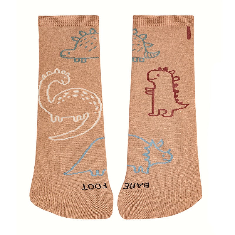 Cóndor Calcetines Cortos Barefoot Dinosaurios Beige - Imagen 2