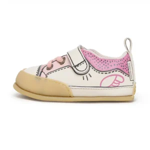 Deportiva Zapato Feroz Paterna Comic Rosa