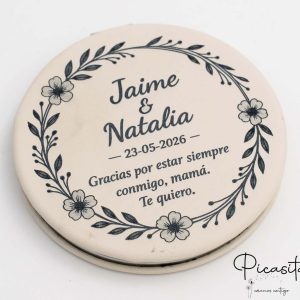 Espejos Personalizados Acero y Cuero PU