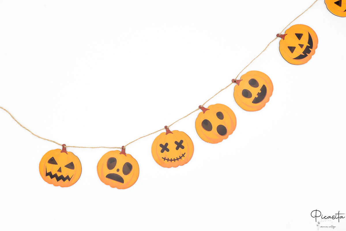 Guirnalda de Calabazas de Halloween