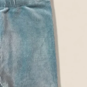 Leggins niña pana azul celeste