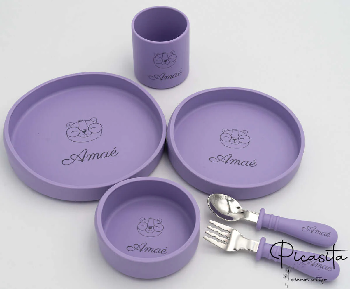 Vajilla Infantil Personalizada 6 Piezas - Imagen 8